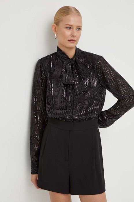 Комбінезон MICHAEL Michael Kors колір чорний в'язане декольте (3689102) Комбінезон MICHAEL Michael Kors колір чорний в'язане декольте (3689102)