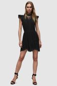 Сукня AllSaints Azura колір чорний mini розкльошена