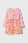 Дитяча сукня Guess колір рожевий mini розкльошена (3375383)