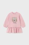 Сукня для немовлят Mayoral колір рожевий mini oversize (3431120)