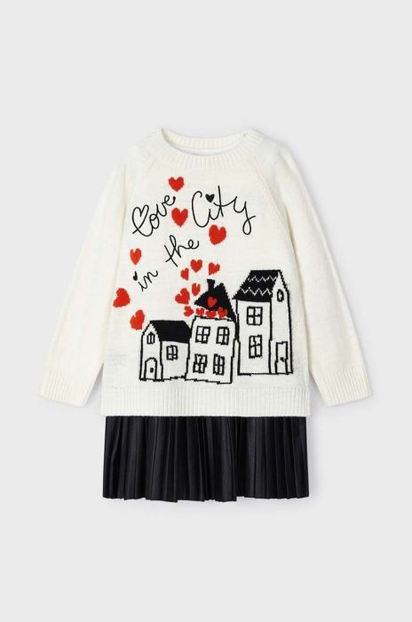 Дитячий светр Mayoral колір бежевий легкий (3431449) Дитячий светр Mayoral колір бежевий легкий (3431449)