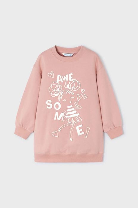 Дитяча сукня Mayoral колір рожевий mini oversize (3431609) Дитяча сукня Mayoral колір рожевий mini oversize (3431609)