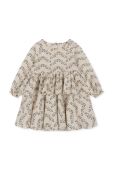 Дитяча бавовняна сукня Konges Sl?jd колір бежевий mini розкльошена (3679220)
