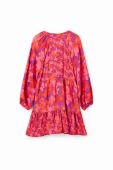 Дитяча сукня Desigual колір червоний midi розкльошена