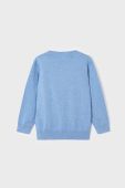 Дитячий бавовняний светр Mayoral легкий колір блакитний (3410522)
