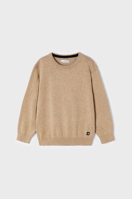 Дитячий бавовняний светр Mayoral колір бежевий легкий (3410513) Дитячий бавовняний светр Mayoral колір бежевий легкий (3410513)
