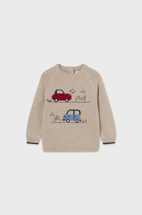 Светр для немовлят Mayoral колір бежевий легкий (3434734) Светр для немовлят Mayoral колір бежевий легкий (3434734)