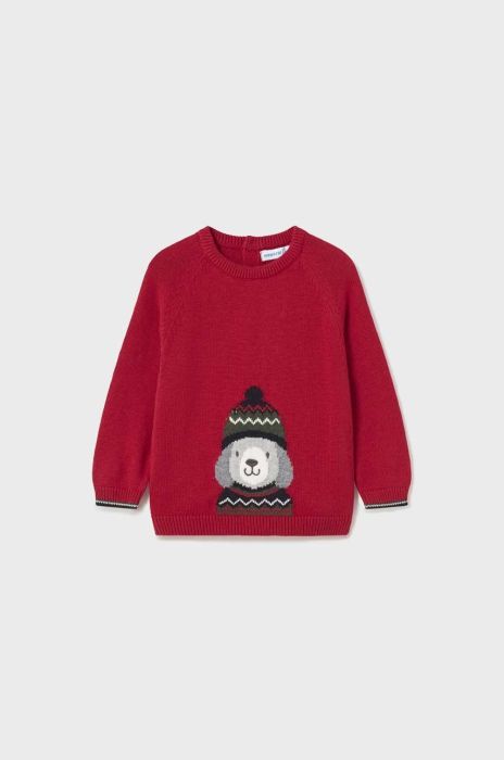 Светр для немовлят Mayoral колір червоний легкий (3434723) Светр для немовлят Mayoral колір червоний легкий (3434723)