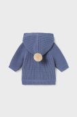 Кардиган для немовлят Mayoral Newborn колір синій теплий Кардиган для немовлят Mayoral Newborn колір синій теплий