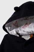Дитячий бавовняний кардиган Guess колір синій Дитячий бавовняний кардиган Guess колір синій