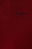 Дитячий бавовняний светр Pepe Jeans колір бордовий легкий