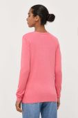 Светр Guess жіночий колір рожевий легкий (3373395)