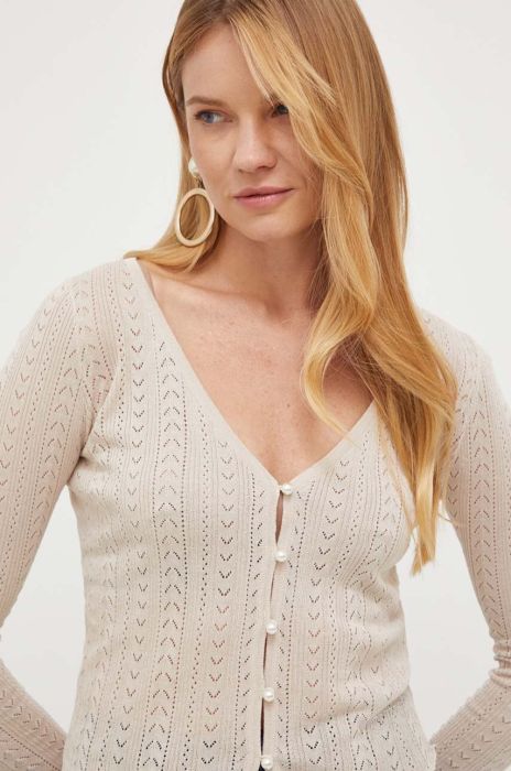 Джемпер Guess жіночий колір бежевий легкий (3410752) Джемпер Guess жіночий колір бежевий легкий (3410752)