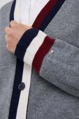 Вовняний кардиган Tommy Hilfiger колір сірий легкий