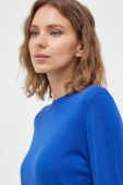 Светр BOSS жіночий легкий колір блакитний