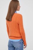 Вовняний светр Polo Ralph Lauren жіночий колір помаранчевий легкий
