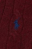 Вовняний светр Polo Ralph Lauren жіночий колір бордовий легкий