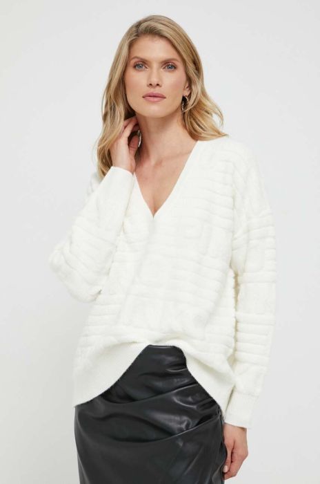 Светр Pinko жіночий колір бежевий Светр Pinko жіночий колір бежевий