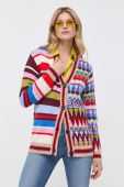 Вовняний кардиган Weekend Max Mara колір барвистий Вовняний кардиган Weekend Max Mara колір барвистий