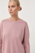 Шовковий светр Max Mara Leisure колір рожевий легкий (3416536) Шовковий светр Max Mara Leisure колір рожевий легкий (3416536)