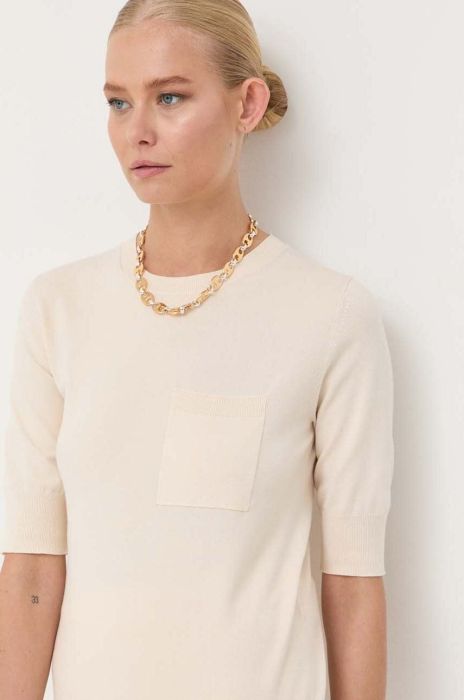 Светр Max Mara Leisure жіночий колір бежевий легкий (3416540) Светр Max Mara Leisure жіночий колір бежевий легкий (3416540)