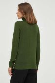 Вовняний светр MICHAEL Michael Kors жіночий колір зелений легкий гольф
