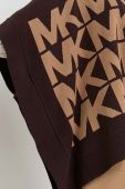 Пончо з домішкою вовни MICHAEL Michael Kors колір коричневий Пончо з домішкою вовни MICHAEL Michael Kors колір коричневий