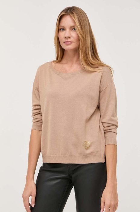 Светр Liu Jo жіночий колір коричневий легкий (3349059)
