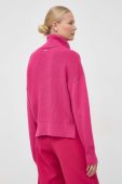 Вовняний светр Liu Jo жіночий колір рожевий гольф