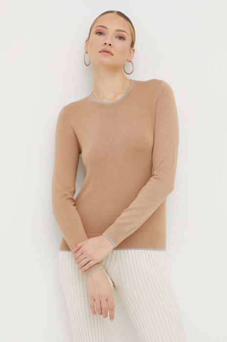 Светр Liu Jo жіночий колір коричневий легкий (3504770)