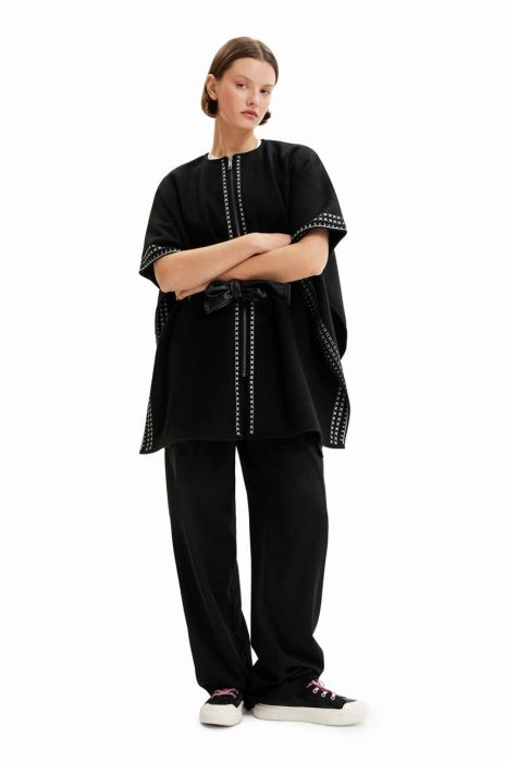 Пончо Desigual колір чорний (3486836) Пончо Desigual колір чорний (3486836)