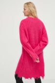 Вовняний кардиган Herskind колір рожевий легкий
