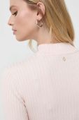 Светр Guess жіночий колір рожевий легкий півгольф (3501381)