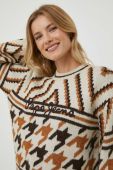 Светр з вовною Pepe Jeans DEANNA колір бежевий теплий