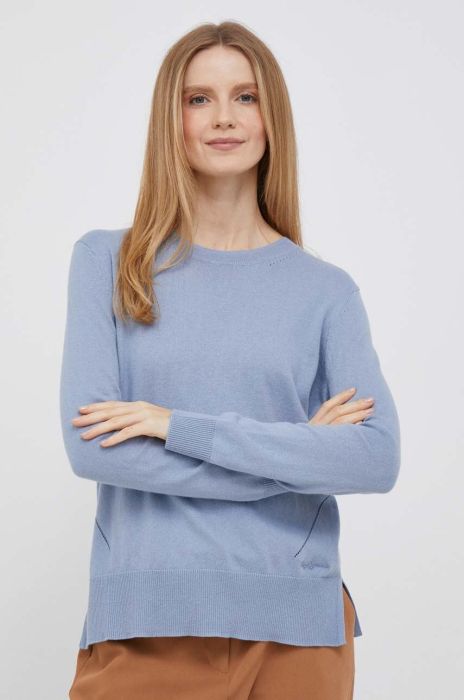 Светр з домішкою вовни Pepe Jeans Donna жіночий легкий колір блакитний (3491515)