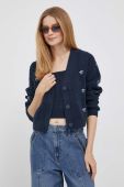 Кардиган з домішкою вовни Pepe Jeans колір синій