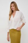 Вовняний кардиган Max Mara Leisure колір бежевий легкий