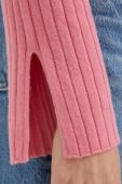 Вовняний светр United Colors of Benetton жіночий колір рожевий (3512837)
