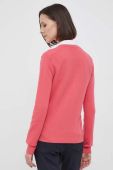 Вовняний светр United Colors of Benetton жіночий колір рожевий легкий (3426174)