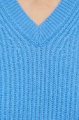 Вовняний светр United Colors of Benetton жіночий колір блакитний (3674441)