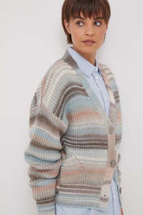 Вовняний кардиган United Colors of Benetton колір барвистий (3676596) Вовняний кардиган United Colors of Benetton колір барвистий (3676596)