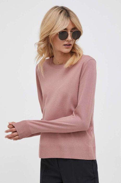 Светр Sisley жіночий колір рожевий легкий (3447435)