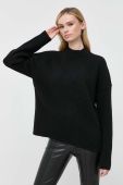 Вовняний светр BOSS жіночий колір чорний