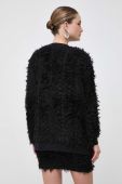 Кардиган з домішкою вовни Pinko колір чорний легкий (3558637) Кардиган з домішкою вовни Pinko колір чорний легкий (3558637)