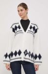 Кардиган з домішкою вовни Tommy Hilfiger колір білий теплий