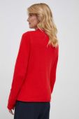 Вовняний кардиган Tommy Hilfiger колір червоний легкий