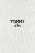 Светр Tommy Jeans жіночий колір бежевий півгольф (3592110)