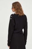 Вовняний светр BA&SH жіночий колір чорний легкий