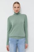 Светр з кашеміру Twinset колір зелений легкий гольф