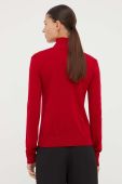 Вовняний светр Iceberg жіночий колір червоний легкий гольф